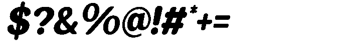 Castle Of Avenue Extra Bold Italic Font OTHER CHARS