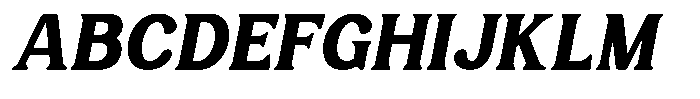 Castle Of Avenue Extra Bold Italic Font UPPERCASE