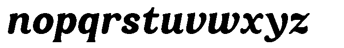 Castle Of Avenue Extra Bold Italic Font LOWERCASE