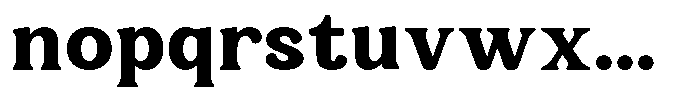 Castle Of Avenue Extra Bold Font LOWERCASE