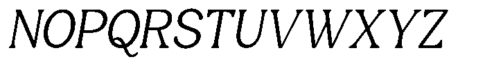 Castle Of Avenue Extra Light Italic Font UPPERCASE
