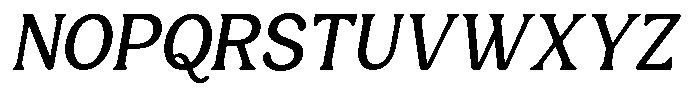 Castle Of Avenue Italic Font UPPERCASE
