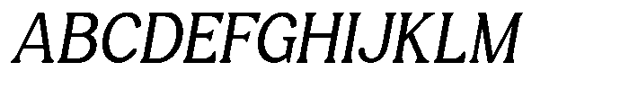 Castle Of Avenue Light Italic Font UPPERCASE