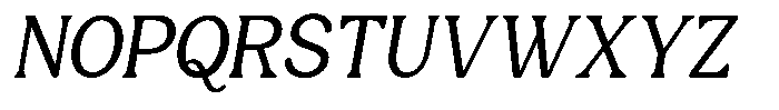 Castle Of Avenue Light Italic Font UPPERCASE