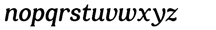 Castle Of Avenue Medium Italic Font LOWERCASE