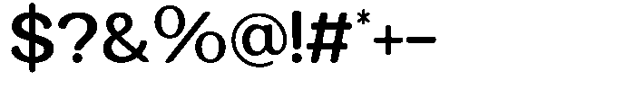 Castle Of Avenue Medium Font OTHER CHARS