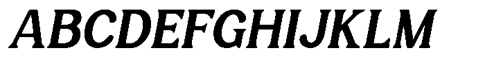 Castle Of Avenue Semi Bold Italic Font UPPERCASE