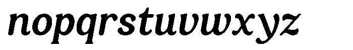 Castle Of Avenue Semi Bold Italic Font LOWERCASE