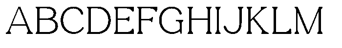 Castle Of Avenue Thin Font UPPERCASE