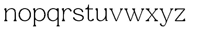 Castle Of Avenue Thin Font LOWERCASE