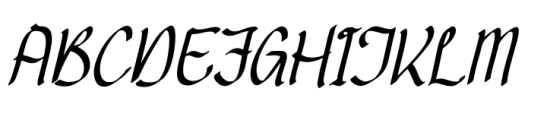 Castlenight Italic Font UPPERCASE