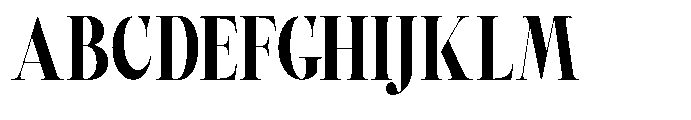 Castlon Black Condensed Font UPPERCASE