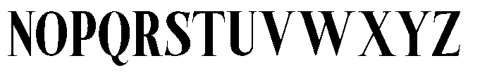 Castlon Black Contrast Condensed Font UPPERCASE