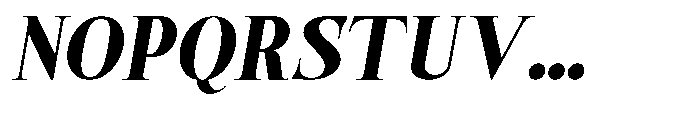 Castlon Black Contrast Expanded Slanted Font UPPERCASE