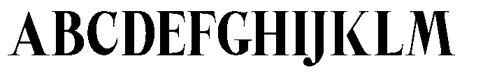 Castlon Black Contrast Font UPPERCASE