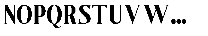 Castlon Black Contrast Font UPPERCASE