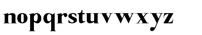 Castlon Black Contrast Font LOWERCASE