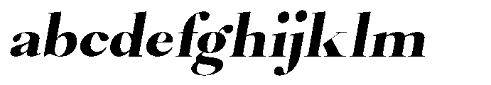 Castlon Black Expanded Slanted FONT