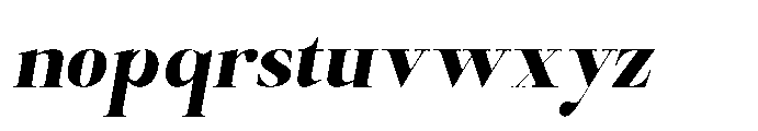Castlon Black Slanted Font LOWERCASE