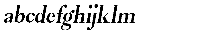 Castlon Bold Contrast Condensed Slanted FONT