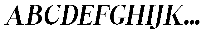 Castlon Bold Contrast Expanded Slanted Font UPPERCASE