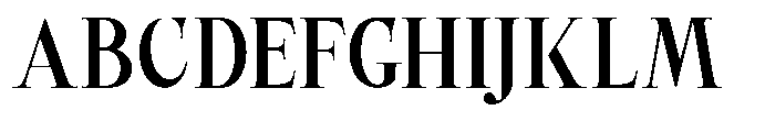 Castlon Bold Contrast Font UPPERCASE