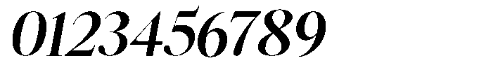 Castlon Bold Expanded Slanted Font OTHER CHARS