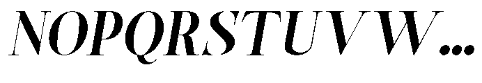 Castlon Bold Expanded Slanted Font UPPERCASE