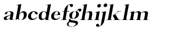 Castlon Bold Expanded Slanted FONT