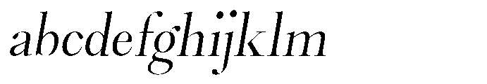Castlon Condensed Slanted FONT