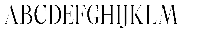 Castlon Condensed Font UPPERCASE