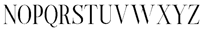 Castlon Condensed Font UPPERCASE