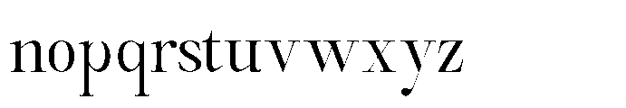 Castlon Condensed Font LOWERCASE