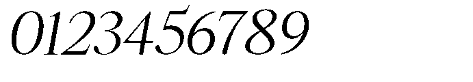 Castlon Contrast Expanded Slanted Font OTHER CHARS