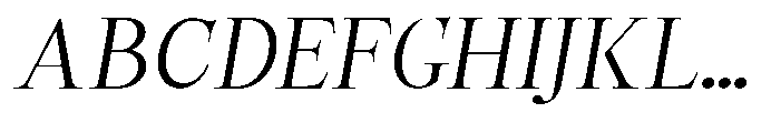 Castlon Contrast Expanded Slanted Font UPPERCASE
