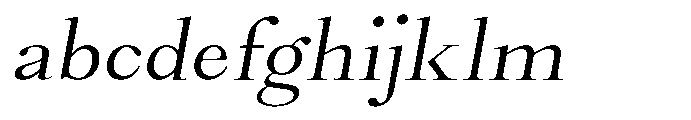 Castlon Contrast Expanded Slanted FONT