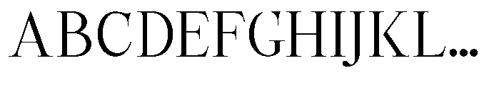 Castlon Contrast Expanded Font UPPERCASE