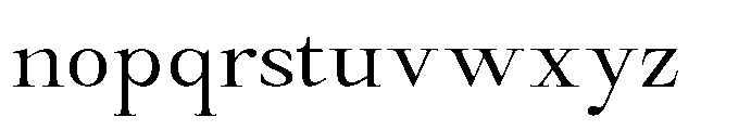Castlon Contrast Expanded Font LOWERCASE