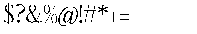 Castlon Contrast Font OTHER CHARS