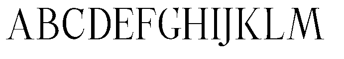 Castlon Contrast Font UPPERCASE