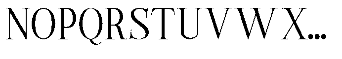 Castlon Contrast Font UPPERCASE