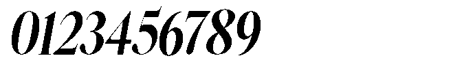 Castlon Extra Bold Condensed Slanted Font OTHER CHARS