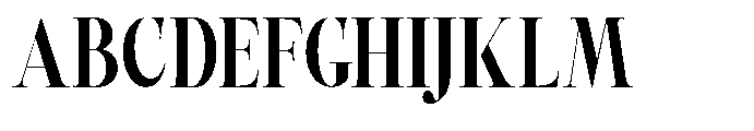 Castlon Extra Bold Condensed Font UPPERCASE