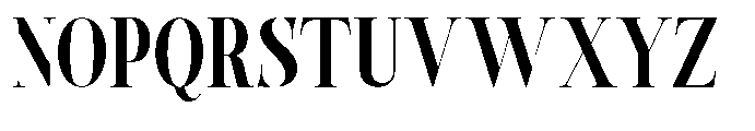 Castlon Extra Bold Condensed Font UPPERCASE
