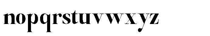 Castlon Extra Bold Condensed Font LOWERCASE