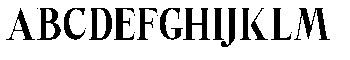 Castlon Extra Bold Contrast Font UPPERCASE