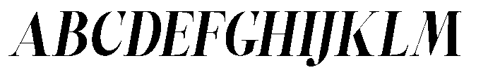 Castlon Extra Bold Slanted Font UPPERCASE