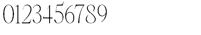 Castlon Extra Light Condensed Font OTHER CHARS