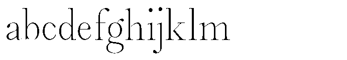 Castlon Extra Light Condensed FONT