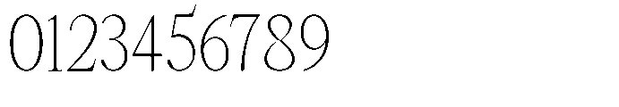 Castlon Extra Light Contrast Condensed Font OTHER CHARS